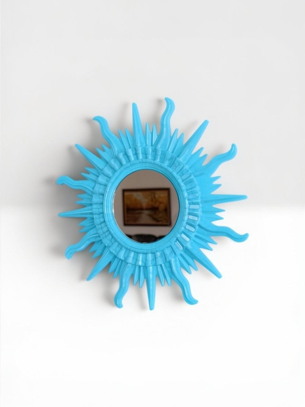 Made to Order Handmade Sunburst Resin Mirror | Choose Your Own Color Story MCM